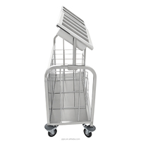 Chariot à assiettes en acier inoxydable, chariot vertical pour empiler les assiettes, pour hôtel, restaurant, restauration