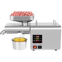 Nouvelle Presse à Huile Commerciale Automatique en Acier Inoxydable Luoyu, Capacité 50 kg/h, pour l'Extraction d'Huile de Sésame, de Noix et de Noix de Coco