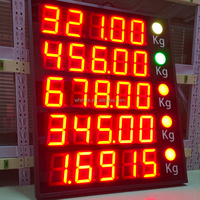 Affichage de poids numérique industriel à 5 chiffres de 5 pouces grand écran de pesage LED électronique pour pont-bascule