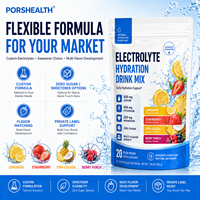 Fabricant de poudre d'électrolytes, étiquette privée OEM, supplément d'hydratation, vitamines, 90 g, durée de conservation de 24 mois, formule et saveur personnalisées