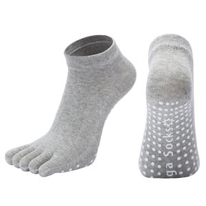 Calcetines de Cinco Dedos de Alta Calidad para Mujer, Antideslizantes con Puntos de Silicona <span class=keywords><strong>en</strong></span> Toda la Suela, para Pilates y Baile - Product Image 1