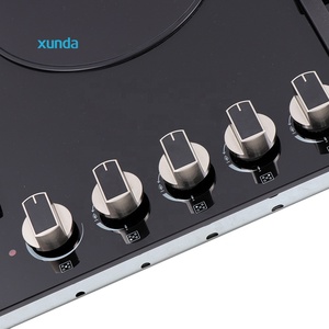 Table de cuisson combinée multifonction Xunda pour cuisine domestique, encastrable, électrique et gaz, 90 cm, avec 4 brûleurs gaz et 1 plaque <span class=keywords><strong>vitrocéramique</strong></span> - Product Image 6