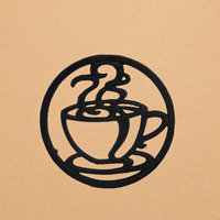 Sous-verres en fonte pour tasses à café, vente en gros directe d'usine |   Sous-verre vintage en métal |   Décoration de table de cuisine rustique |   Cadeau de mariage personnalisé |   Café