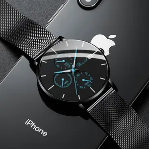 Dizizid Montre pour homme entièrement automatique Tendance étudiante Imperméable Sports Top Ten Electronic Quartz Brands