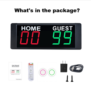 ป้ายคะแนนดิจิตอลแบบพกพา GANXIN สำหรับ<span class=keywords><strong>เกมส์</strong></span>ในร่ม เช่น <span class=keywords><strong>เกมส์</strong></span>คอร์นโฮล <span class=keywords><strong>พ</strong></span>ร้อมปุ่มควบคุม 2 ปุ่ม - Product Image 5