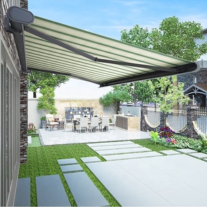 Toldo Eléctrico Plegable Telescópico para Exteriores con Iluminación, para Terraza, Patio, Hogar, Villa - Product Image 3