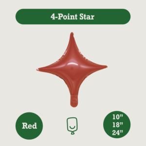 ลูกโป่งฟอยล์4จุด10 18 24นิ้วหลากสีสำหรับปาร์ตี้วันเกิดงานแต่งงานงานปาร์ตี้ฉากหลังสั่งทำ - Product Image 6