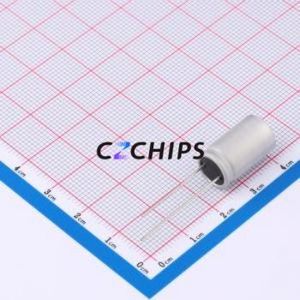 ตัวเก็บประจุแบบแข็ง HT1C228M1016PC แบบ Through-hole (THT), ขนาด D10xL16 มม. 2200uF 20% 16V 5 มม. - Product Image 2