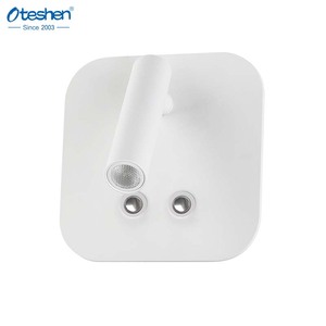 Lampada <span class=keywords><strong>da</strong></span> Parete LED Moderna Quadrata/Rotonda 6W 3000K Luce Calda per <span class=keywords><strong>Lettura</strong></span>, Montaggio a Superficie, per Hotel, Camera <span class=keywords><strong>da</strong></span> <span class=keywords><strong>Letto</strong></span> e Studio - Product Image 3