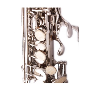 SEASOUND OEM <span class=keywords><strong>Saxophone</strong></span> soprano de haute qualité JYSS100N avec cloche courbe en nickel pas cher BB Tone - Product Image 2