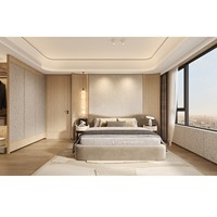 Ensemble de conception d'intérieur moderne et de style resort sur mesure, tout-en-un, avec matériaux complets, armoires modulaires et meubles