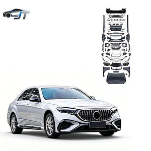 Kit Carrozzeria Stile AMG E53 per Mercedes-Benz Classe <span class=keywords><strong>E</strong></span> W212 (2009-2016) - Aggiornamento a W214: Paraurti Anteriore, Griglia, Cofano, Minigonne Laterali, Copertura Coda, Paraurti Posteriore - Product Image 1