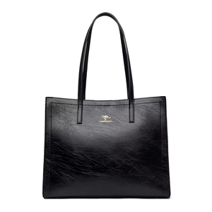 New Collection Geometric Pattern <b>Soft</b> PU <b>Leather</b> Ladies Shoulder Tote <b>Bag</b> Large Capacity Fashion Retro All Seasons Tanjing - Product Image 1