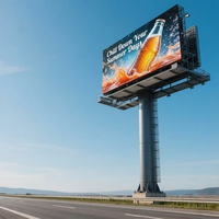 Pantalla LED para Exteriores de Bajo Consumo, Resistente al Agua, para Publicidad Digital y Video Wall