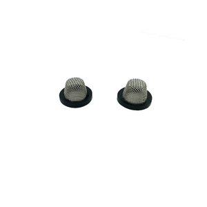 Jiajie Filtre à disque plat en acier inoxydable de 19 mm avec bord en plastique, caoutchouc et métal pour liquides - Product Image 2
