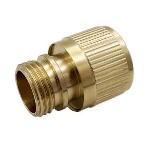 Connecteur d'eau de jardin à connexion rapide fileté en laiton de 1/2 pouce pour raccord de tuyau - Product Image 5