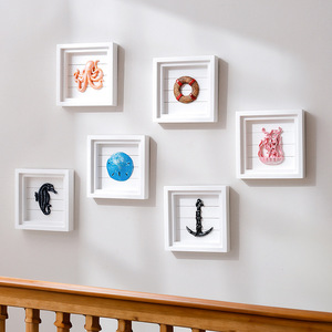 Mediterranean Style 3D Wall Art <b>Framed</b> Handmade Home Decor <b>For</b> Living Room Bedroom Hallway - Product Image 3