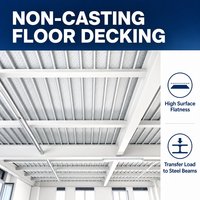 Plancher de mezzanine préfabriqué |   Plateforme de construction en acier à installation rapide (3 jours) pour la réaménagement d'entrepôts