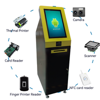 Terminal de service libre ATM multifonctionnel : Prix, dépôt d'espèces, accepteur de paiement par pièces et billets, changeur de monnaie, impression A4