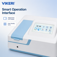 Espectrofotómetro UV-Vis de Alta Precisión VIKERI SP-UV2101, Instrumento Analítico Inteligente para Laboratorio, para Investigación Química y Biológica