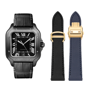 19mm 21mm nuovo per <span class=keywords><strong>Cartier</strong></span> Santos cinturino in morbida pelle di mucca WSSA0010 WHSA0021/23 cinturino interfaccia a sgancio rapido serie - Product Image 1