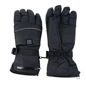 Guantes de Esquí Calefactables con Batería Recargable de 5000 mAh, Guantes de Snowboard de 3 Dedos, Impermeables, con Pantalla Táctil, para Deportes de Invierno - Product Image 1