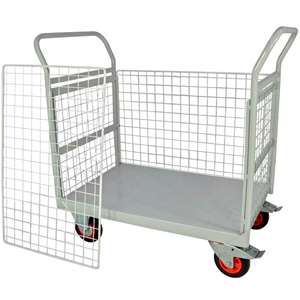 Magazzino di sicurezza carrello-rotolamento gabbia di stoccaggio con chiusura a chiave per la protezione dell'inventario industriale & trasporto - Product Image 2