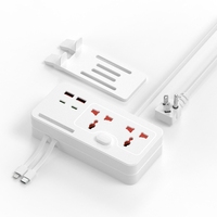 Multiprise de voyage universelle OL avec ports de charge USB pour téléphone