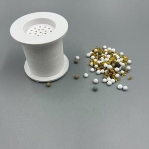 Soffione doccia filtrato con palmare ad alta pressione 9 stadi con addolcitore acqua filtri perline per acqua dura cromo - Product Image 6