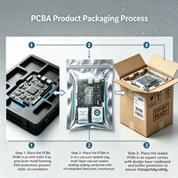 Tarjeta de Circuito PCB Programable, Tarjeta PCB Personalizada, Ensamblaje de PCBA, Incluye Producción de Placas PCBA, Servicios de Archivos Gerber y BOM