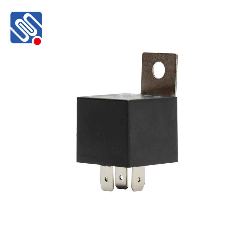 MEISHUO RELE MAH-S-124-C-3 Mental Bracket Auto Relay with Plastic 24v 5 Pin Rele All Car Silver Alloy