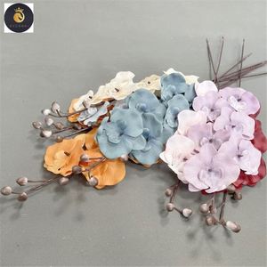 EV HDL002 <span class=keywords><strong>dendrobium</strong></span> orchidée fleurs haute qualité <span class=keywords><strong>phalaenopsis</strong></span> 6 tête soie artificielle pour mariage et décoration - Product Image 5