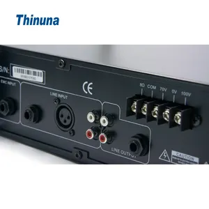 Thinuna PA-6230A Public Address System Powered Amplifier Contractor 300w 2U Professional Pure Post-Stage Power Amplifier