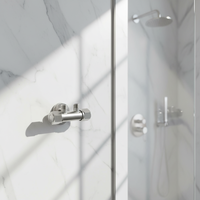 Robinet d'angle moderne écologique à deux voies pour salle de bain d'hôtel, cuisine, toilettes, inverseur de pommeau de douche