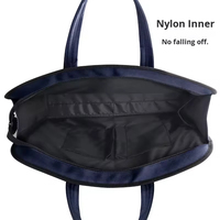 Porte-documents d'affaires personnalisé, sac à main rigide pour documents, unisexe, Oxford, imperméable, sac à main de bureau, grande capacité, réunion