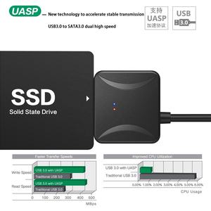 Cable <span class=keywords><strong>adaptador</strong></span> <span class=keywords><strong>USB</strong></span> 3,0 <span class=keywords><strong>a</strong></span> SATA 3 Sata <span class=keywords><strong>a</strong></span> <span class=keywords><strong>USB</strong></span>, Cables <span class=keywords><strong>de</strong></span> conversión compatibles con <span class=keywords><strong>disco</strong></span> <span class=keywords><strong>duro</strong></span> SSD HDD externo <span class=keywords><strong>de</strong></span> 2,5 pulgadas 3,5 - Product Image 4