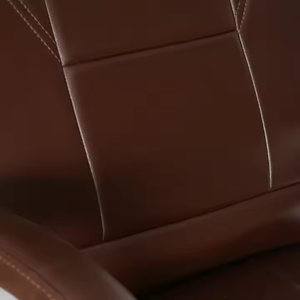 Silla giratoria de nailon y aluminio ajustable moderna, silla de oficina ergonómica con respaldo alto, asiento trasero de espuma para tapicería de PU - Product Image 5