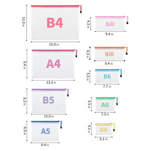 Carpeta de plástico transparente promocional logotipo personalizado suministros de oficina carpeta <span class=keywords><strong>A4</strong></span> organizador de archivos con logotipo personalizado - Product Image 3