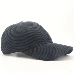 Manufacturer Good Quality 6 Panel Hat Polyester Corduroy <b>Blank</b> <b>Cap</b> Custom Embroidered LOGO Baseball Corduroy <b>Cap</b> Customized - Product Image 6