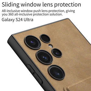 Custodia <span class=keywords><strong>Samsung</strong></span> S23 S24 S25 Ultra Z Fold 7 in Pelle PU con Portafoglio Magnetico Antiurto RFID Porta Carte Supporto e Protezione Fotocamera - Product Image 4