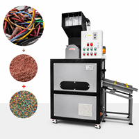 Nouvelle machine de granulation de câbles en cuivre, broyeur de fil de cuivre miniature, granulateur de câbles, machine de granulation de cuivre à vendre