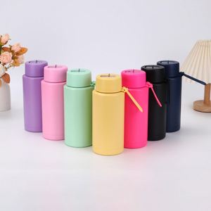 Custom 34 oz Stainless Steel Double-Wall Vacuum Insulated Fitness Camping <b>Tumbler</b> Back to School Drinkware with <b>Straw</b> - Product Image 2
