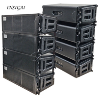 Système de Son Professionnel Équipement Audio Double Enceinte Line Array Caisson de Basses Double 6.5 8 10 12 18 Pouces Ensemble Complet avec Armoire