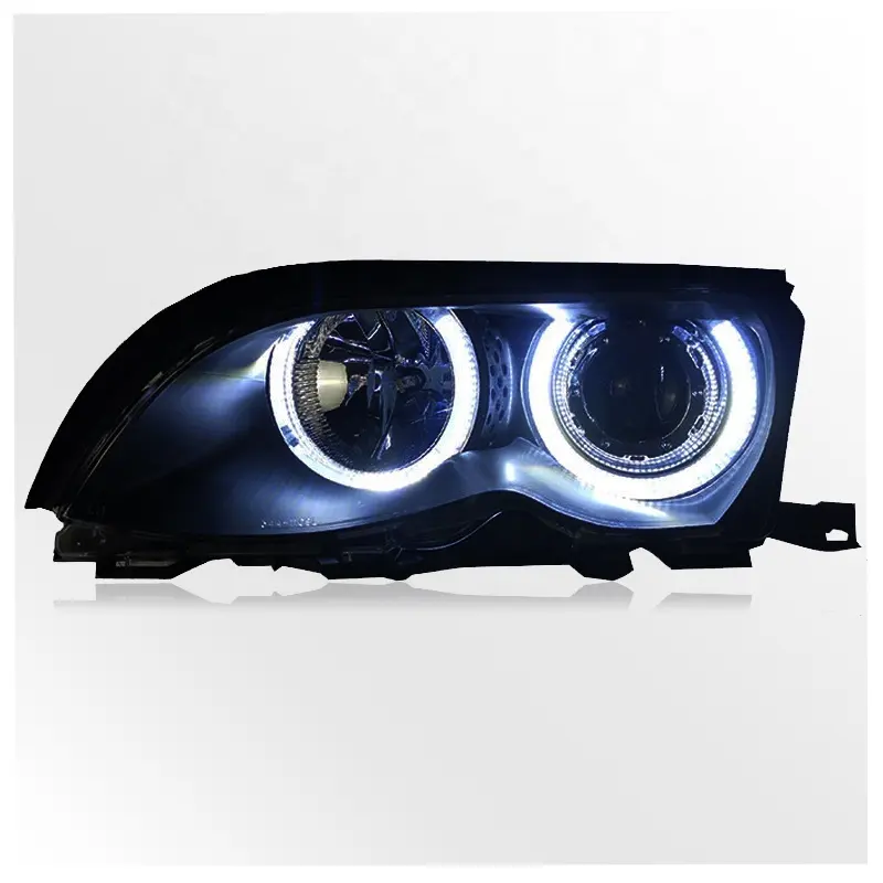 Mercado de accesorios de proyección LED, reemplazo de faros delanteros halógenos y xenón para BMW Serie 3 E46 2001-2004 318i 323i 320i 325i 330i