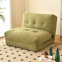 Canapé-lit pliable Cloud Roll, structure métallique, tissu, fauteuil inclinable en forme de L, éponge haute densité, design créatif, chambre à coucher, balcon