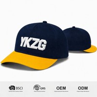 Casquette Snapback Premium A-Frame avec Logo Brodé 3D Personnalisé, Patch Latéral et Impression Calligraphique sur la Visière – Vente en Gros