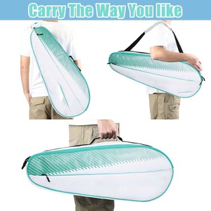 Muestra Gratuita de Bolsa de Bádminton BT5 |   2 compartimentos con cremallera para guardar 3 raquetas y ropa, kit de bádminton para guardar ropa - Product Image 4