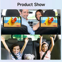 Monitor de Reposacabezas Universal para Auto Android IPS HD de 10.1 Pulgadas, Pantalla de Entretenimiento para Asiento Trasero, Reproductor de TV
