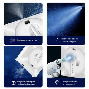 Liectroux Yw509 Window <b>Cleaning</b> Robot, Double Water Spray,laser Sensor,auto Glass Wet <b>Mop</b>,home Floor Robot Vacuum Cleaner Yw509 - Product Image 4