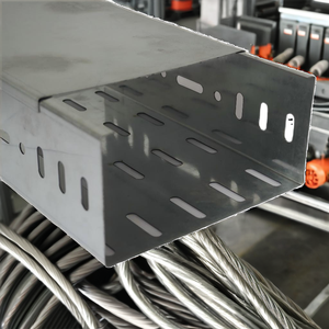 Customized Steel Anti-corrosion <b>Fireproof</b> Solid Perforated Cable Tray for Industrial Construction Cable Laying 60 Pcs Capacity - Product Image 1